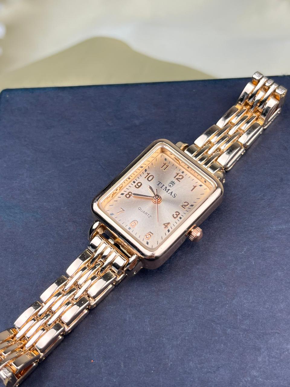 TIMAS Bracelet Strap Watch-Rose Gold