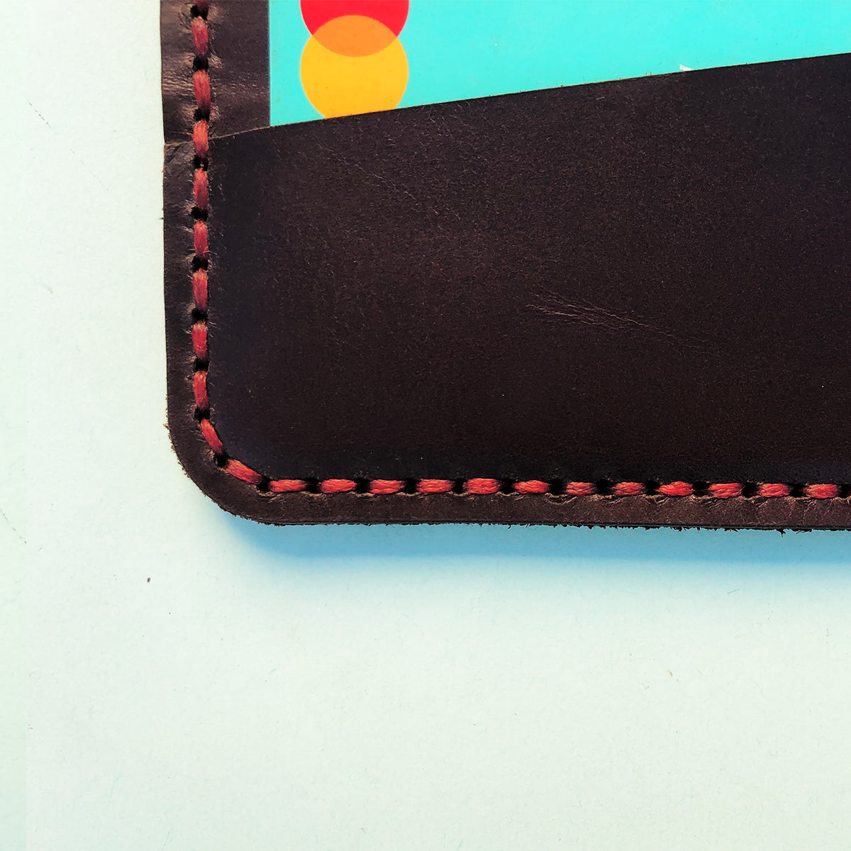 The Slimline: A Leather Cardholder Wallet - Coffee Color