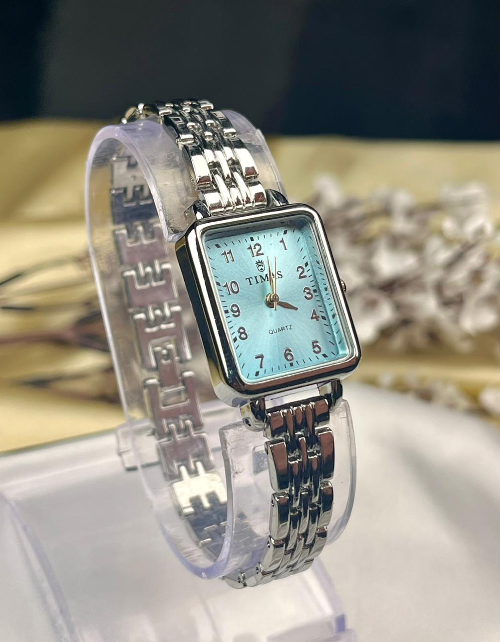 TIMAS Bracelet Strap Watch-Silver