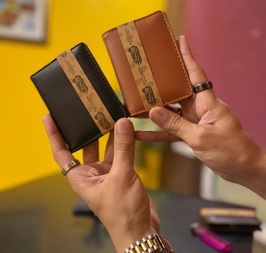 Mini Wallet Plus Card Holder With in  Magnetic Button