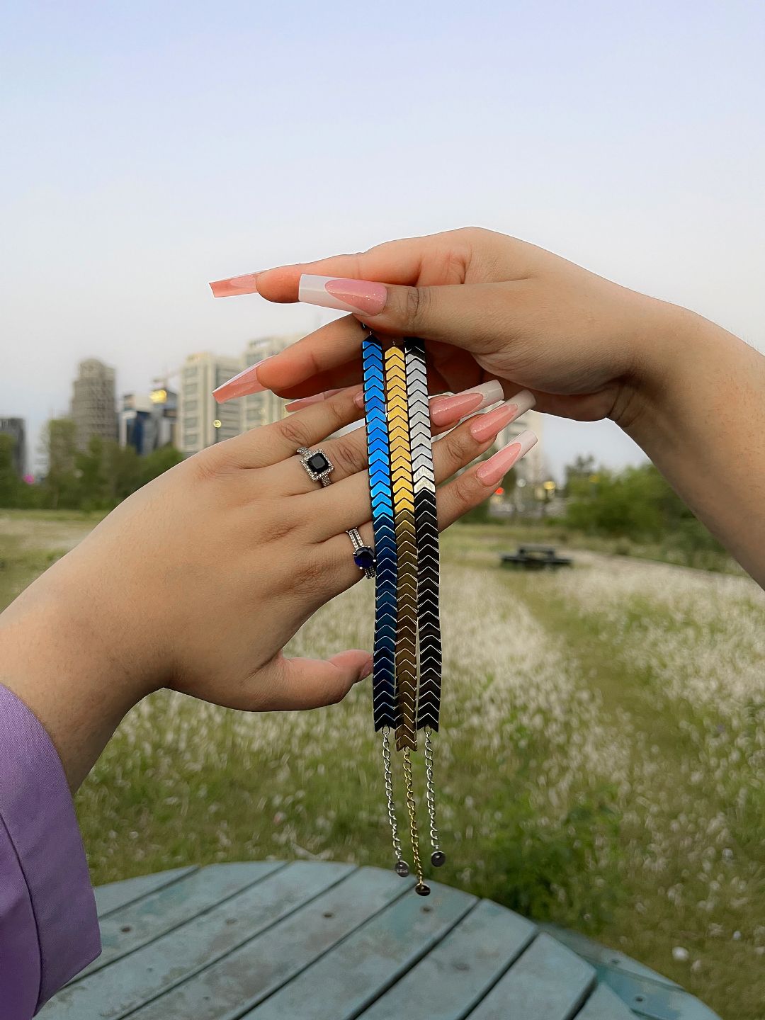 Couple  and  singal Hematite Arrows Bracelet