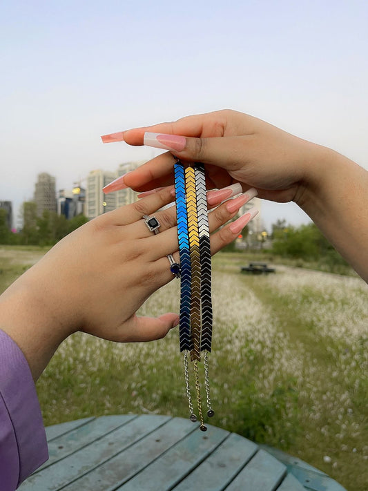 Couple  and  singal Hematite Arrows Bracelet
