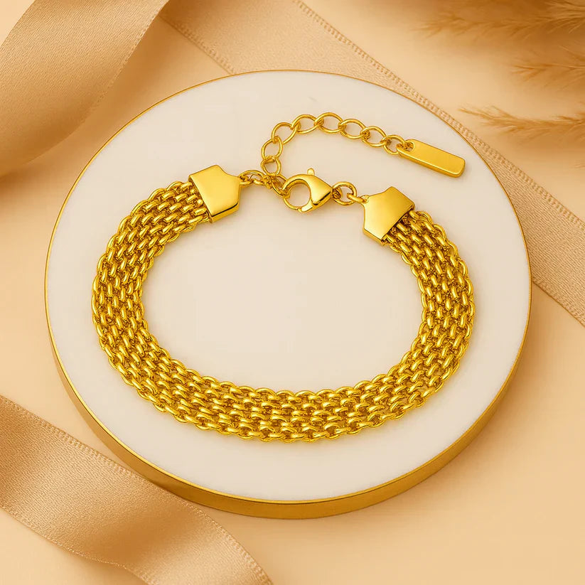 Aurelia Flat Link Bracelet
