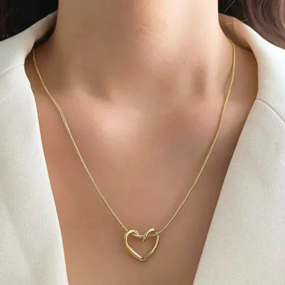 Twisted Knot Heart Necklace